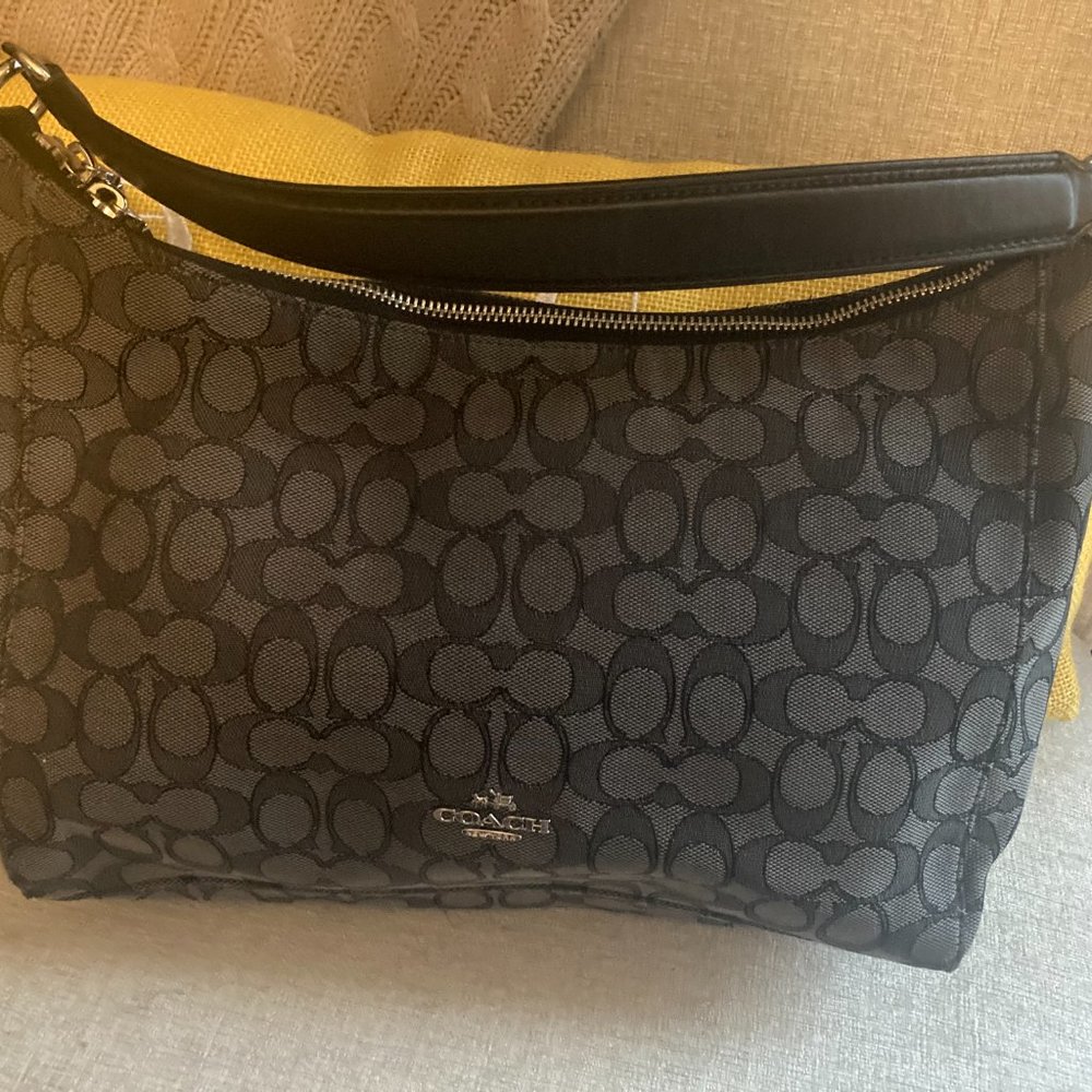 AUTHENTIC COACH Signature Purse - Medium Size